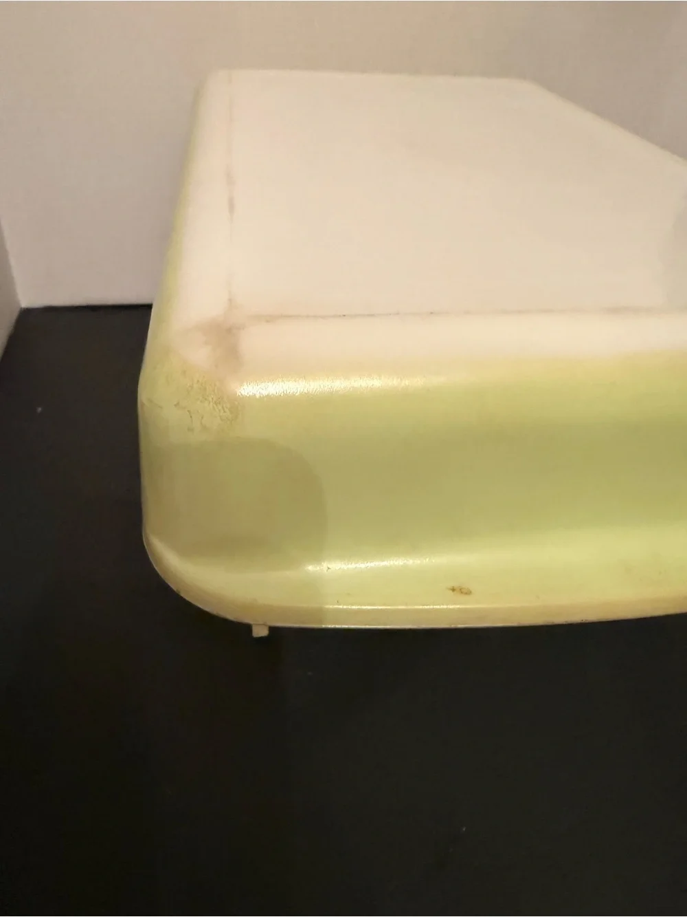 Vintage Lime Green Pyrex Casserole 2 Quart Baking Dish 232 Rectangle